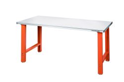 Bahco 1495WBAH18TSRED Heavy duty construction workbench|40mm height steel top - Red