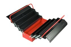 Bahco 1497MBF750 Cantilever style tool box with 7 compartments