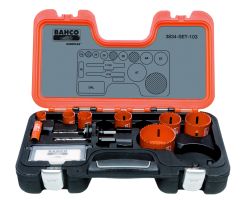 Bahco 3834-SET-103 Holesaw Set Bim, 11 piece