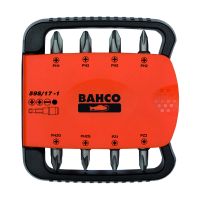 Bahco 59S/17-1 17pcs bits set for Slotted, Phillips, Pozidriv, Hexagon screws and quick release bit holder