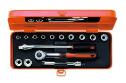 Bahco 7440ME Socket Set Ergo 3/8", 15-Piece