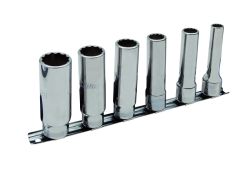 Bahco 7806MD 1/2" socket set on rail