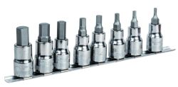 Bahco 7808HM 1/2" Socket Set, Hex.