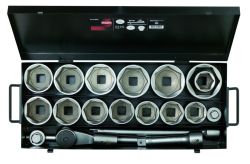 Bahco 9540MBL Socket Set 1", 19-Piece