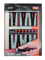 Bahco BE-9887S Insulated ERGO™ screwdrivers set, 7pcs Set 7 Pcs With Tester Ph