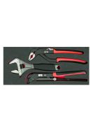 Bahco FF1E5007 Foam with  Mix Plier,Sock.,Fil.Strap 1/3