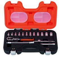 Bahco S160AF 1/4" Socket Sets, Inches