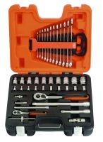 Bahco S410 Socket Set 1/2"+1/4", 41-Piece