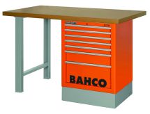 Bahco 1495K6CWB15TD Workbench 6Dr Or Mdf Top with side drawer tower