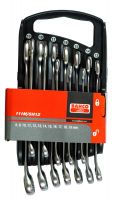 Bahco 111M/SH12 Combination Wrench Set, 12-Piece, In Plastic Holder, 8-19mm|Set With Holder From 8 To 19