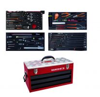 Bahco 1483KHD3RB-FF1 Metallic case 1483KHD3RB with 129 tools