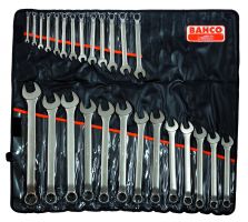 Bahco 1952M/26T Offset Combination Wrench Set, 26-Piece, In Plastic Pouch|Combination Wrench Set, 26-Piece