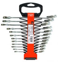 Bahco 1RM/SH12 Combination Ratcheting Wrench Set, 12-Piece, In Plastic Holder