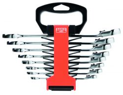 Bahco 1RZ/SH8 Combination Ratcheting Wrench Set, 8-Piece