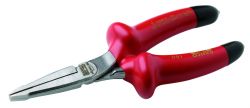 Bahco 2421V-160 Flat Nose Pliers, Chrome, Insulated, 160mm