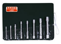 Bahco 27M/8T Double-Head Socket Wrench Set, 8-Piece, 6-22mm, Pouch|Tub Box Spanner Set C 8 Pc mm