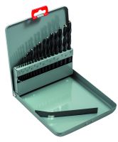 Bahco 451-MB-2 High speed steel drill bit set, 19 piece - 1-10 By 0.5