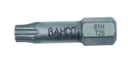 Bahco 61H/T10 Extra hard bit for TORX® head screws, 25mm, in plastic box of 10pcs (T40 is packed in 5pcs)