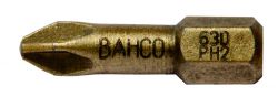 Bahco 63D/PH1 Diamond bit for Phillips head screws, 25mm, in plastic box of 5 pcs