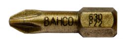 Bahco 63D/PZ1 Diamond bit for Pozidriv head screws, 25mm, in plastic box of 5 pcs