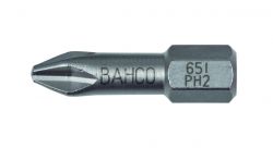 Bahco 65I/PH1 Stainless steel bit for Phillips head  screws, 25mm, in plastic box of 10 pcs
