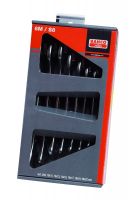 Bahco 6M/S8 Double Open-End Wrench Set, 8-Piece, Card Box|Open End Wrench Set, 8-Piece