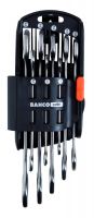 Bahco 6M/SH8 Double Open-End Wrench Set, 8-Piece, Plastic Holder|Open End Wrench Set, 8-Piece