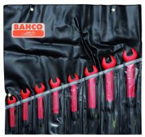 Bahco 6MV/8T Single Open-End Wrench Set, Insulated, 8-Piece