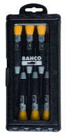 Bahco 706-3 Precision Screwdriver Set, 6-Piece, Slot