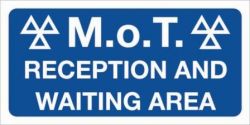 MOT000039 mot reception waiting area sign

