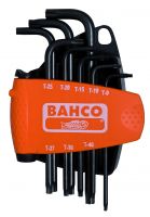 Bahco BE-8675 Offet tamper resistant TORX® key set, 8 pcs