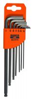 Bahco BE-9775 Offset Screwdriver Set, 7-Piece, Hex., Ball-Ended, Black Finish
