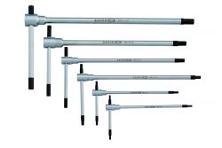 Bahco BE1TH-S6 Set of 6 T Bars Handles for Allen- Hexagonal head screws 2,5-3-4-5-6 & 8 mm