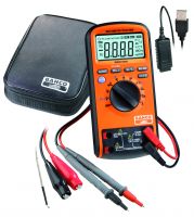 Bahco BMMTRMS1 Digital multimeter, auto ranging, True RMS 1000V and connection to PC