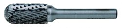 Bahco C1225M06X Rotary Burr, Cylindrical Round Nose, Medium, 65mm