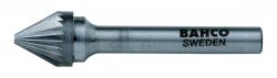 Bahco J0604M06 Tungsten Carbide Rotary Burr, Cone 60°, Medium, 55mm