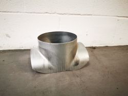 Saddle T Piece For Ducting 200mm