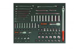 Bahco FF1A5003 Mix Wrench Sockets 1 -91Pcs3/3 FF1A5003-91 pcs