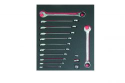 Bahco FF1F3005 Foam with Wrench Ratch 2- 15 Pcs2/3