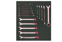Bahco FF1F3010 Foam with Comb. Wrenches Set -17 Pcs 2/3