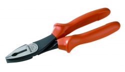 Bahco 2628 S-160 Combination Pliers, Insulated Grips
