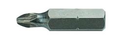 Bahco 70S/PZ4 Bit for slotted head screws, POZIDRIV® screws, in plastic box of 5 pcs
