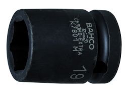 Bahco K7801M-23 Impact Socket 1/2", Hexagon, 23mm Af